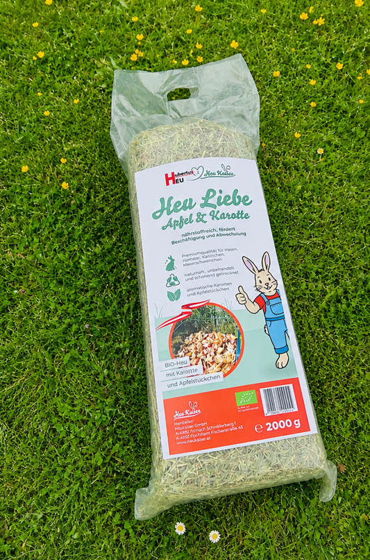 Heu Liebe "Apfel & Karotte" 2 kg